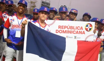 Peloteros representantes de República Dominicana. 