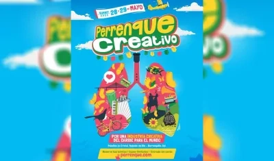 Flyer oficial del evento “Perrenque creativo”. 