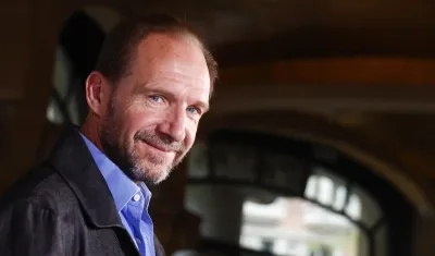 El actor británico Ralph Fiennes, durante una entrevista con EFE.