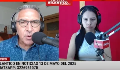 Transmisión de Atlántico en Noticias.