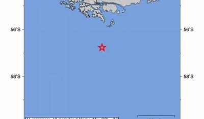 Ubicación del terremoto de magnitud 7,5.