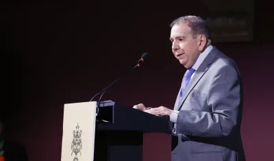 El líder opositor y excandidato presidencial venezolano Edmundo González Urrutia. 