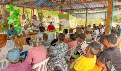 Agencia Nacional de Tierras formalizó propiedad privada de 43 familias campesinas en corregimiento de Cascajal, municipio de Sabanalarga.