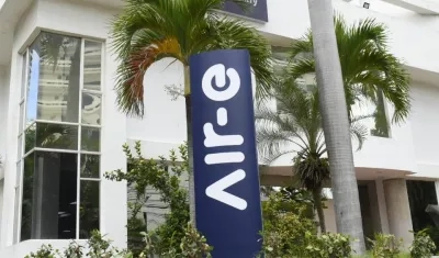 Fachada de las oficinas de Air-e en Villa Country, en Barranquilla. 