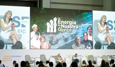 Alexandra Hernández, presidenta Ejecutiva de SER Colombia, en el 8º Encuentro y Feria Renovables LATAM. 