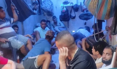 Hacinamiento en CDT de Barranquilla.