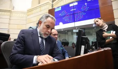 Armando Benedetti, en el Senado.