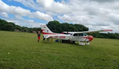 La avioneta desaparecida.