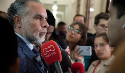 Armando Benedetti, ministro del Interior. 