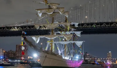 Imagen del buque accidentado.