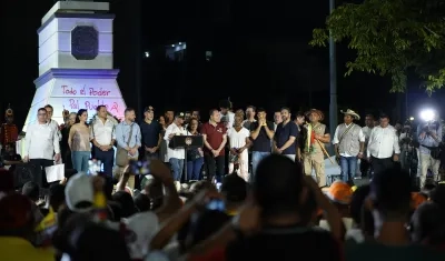 Momento de la intervención del Presidente Gustavo Petro.