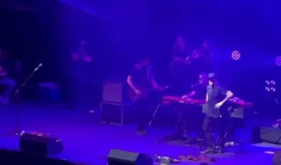 El momento de la polémica.