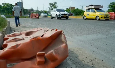 Puente de la calle 30 en Soledad, Atlántico.
