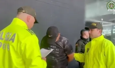  Jorge Antonio Zurita, alias 'Gordo Pibe', capturado por la Policía. 