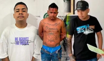 Carlos Antonio Peláez Ortiz, alias 'Tilín', en tres ocasiones en que ha sido capturado.