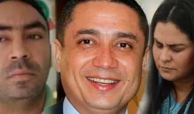 Johan Ulloque, Eduardo Pinto Viloria y Dayana Jassir.