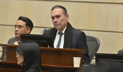 El presidente del Congreso, Efraín Cepeda.