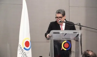 El Contralor General de la República, Carlos Hernán Rodríguez Becerra.