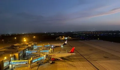 Imagen del aeropuerto Ernesto Cortissoz.