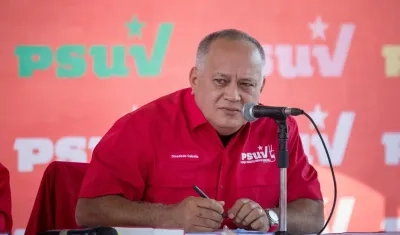 Diosdado Cabello, Ministro del Interior de Venezuela.