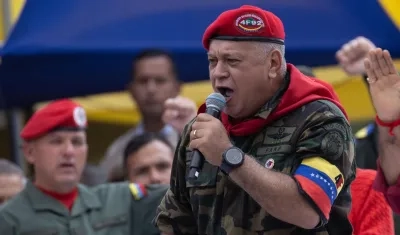 Ministro del Interior de Venezuela, Diosdado Cabello.