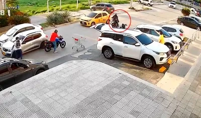 Momento de la balacera.