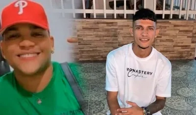 Jhon Freiler Jiménez Perdomo y Jordán Yesid Guerrero.