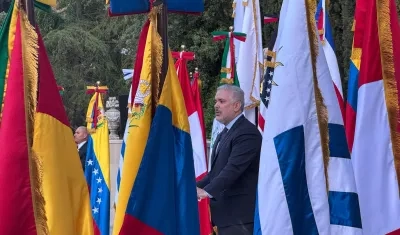El expresidente Iván Duque.