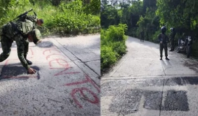 Mensajes atribuidos al ELN. 