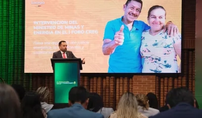 Edwin Palma, Ministro de Minas y Energía.