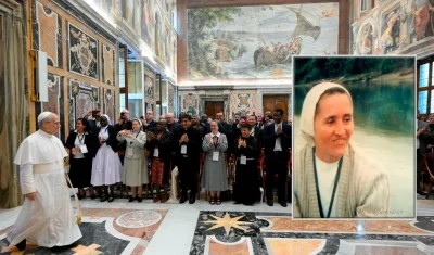 El Papa León XIV / La hermana Inés Arango Velásquez. 