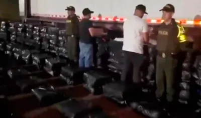 Marihuana incautada.