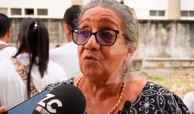 Rebeca Viloria, mamá de Eduardo Pinto.