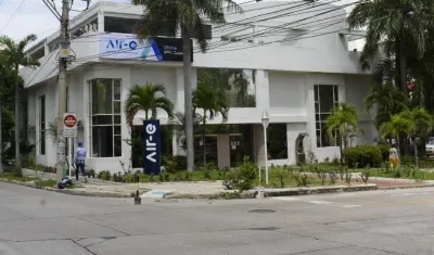 Fachada de la empresa Air-e.