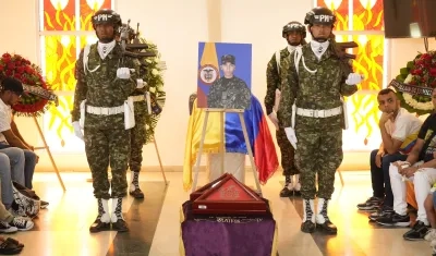 Funeral de Anderson Bohórquez.