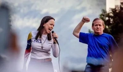 María Corina Machado y Juan Pablo Guanipa.