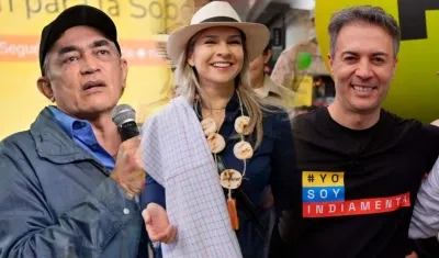 Gustavo Bolívar, Vicky Dávila y Daniel Quintero.