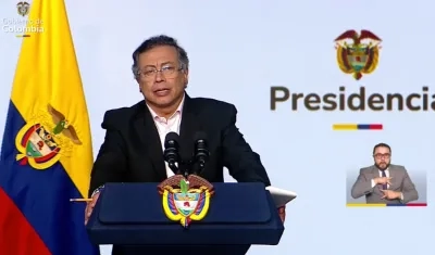 Gustavo Petro, Presidente de Colombia. 