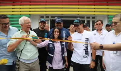 El acto de inauguración del nuevo hospital.