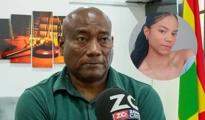 José Damer Guerrero Ortiz y su hija patrullera María Alejandra. 