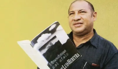 El poeta barranquillero José Luis Hereyra. 