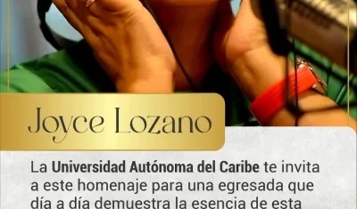 Joyce Lozano Herrera, comunicadora social y periodista.