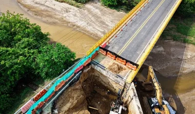 Los trabajos avanzan para que en 15 días esté habilitada la vía. 