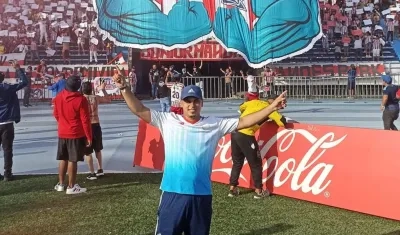 John Alex Castro Rincón, barrista de 'Los Kuervos'.