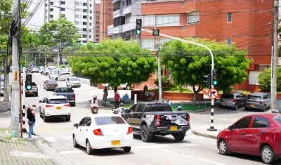 Laboratorio vial en la carrera 51B con calle 82.