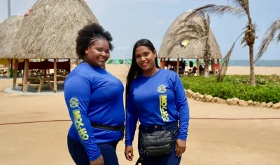 Lenis Salgado y Shirley Morales. 