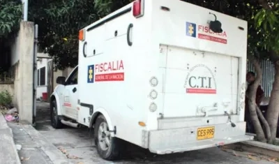 El cuerpo fue trasladado a Medicina Legal por parte del CTI de la Fiscalía. 