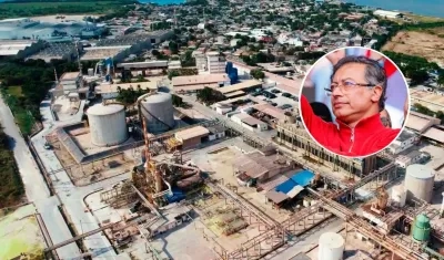 Planta de Monómeros y Presidente Gustavo Petro.