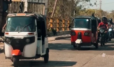 Motocarro en Soledad. 