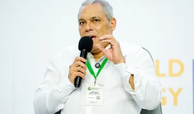 Senador José David Name en el 8º Encuentro y Feria Renovables LATAM, que se realiza en Barranquilla.